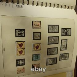 Album de timbres Linder avec timbres neufs et oblitérés sans charnière