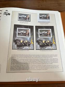 Album de timbres N5 timbres postaux collectionnables automobile lutte diffusion