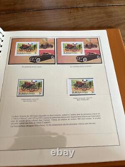 Album de timbres N5 timbres postaux collectionnables automobile lutte diffusion