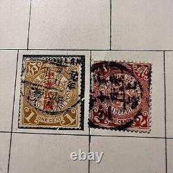 Album de timbres Paragon chargé avec de nombreux timbres WW Chine Canada France Japon Russie