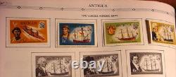 Album de timbres Regent 1958 Aden à Chili & États-Unis 2900+ timbres neufs et oblitérés