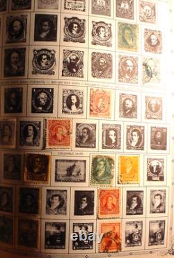 Album de timbres Regent 1958 Aden à Chili & États-Unis 2900+ timbres neufs et oblitérés