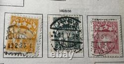 Album de timbres Schwanenberger, timbres oblitérés du monde entier, 208 timbres, 1872-1937, MH