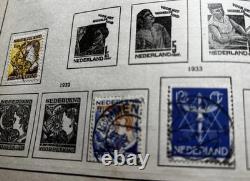 Album de timbres Schwanenberger, timbres oblitérés du monde entier, 208 timbres, 1872-1937, MH