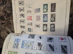 Album de timbres Scott International Blue 1960-1961 Partie 5 avec timbres