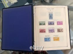 Album de timbres Scott International Worldwide Partie III et collection de timbres