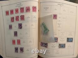 Album de timbres Scott International Worldwide Partie III et collection de timbres