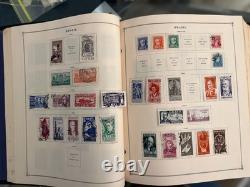 Album de timbres Scott International Worldwide Partie III et collection de timbres