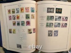 Album de timbres Scott International Worldwide Partie III et collection de timbres