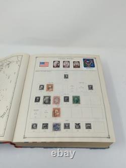 Album de timbres Scott International de 1947, collection mondiale de timbres vintage