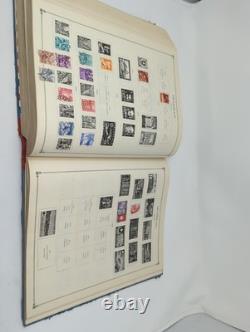 Album de timbres Scott International de 1947, collection mondiale de timbres vintage