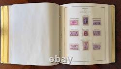 Album de timbres Scott national sans charnières avec commémoratifs neufs sans charnière de 1936 à 1975, en bon état