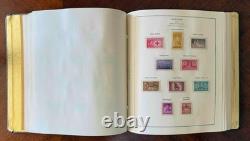 Album de timbres Scott national sans charnières avec commémoratifs neufs sans charnière de 1936 à 1975, en bon état
