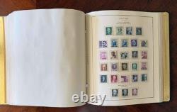 Album de timbres Scott national sans charnières avec commémoratifs neufs sans charnière de 1936 à 1975, en bon état