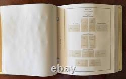 Album de timbres Scott national sans charnières avec commémoratifs neufs sans charnière de 1936 à 1975, en bon état