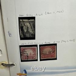 Album de timbres US White Ace avec classeur et pages, émissions régulières 1984-2001