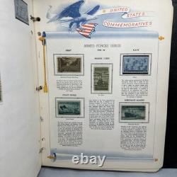 Album de timbres US White Ace avec classeur et pages, émissions régulières 1984-2001