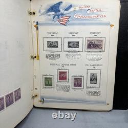 Album de timbres US White Ace avec classeur et pages, émissions régulières 1984-2001
