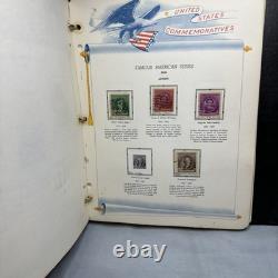 Album de timbres US White Ace avec classeur et pages, émissions régulières 1984-2001