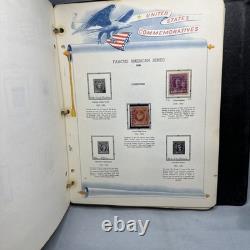 Album de timbres US White Ace avec classeur et pages, émissions régulières 1984-2001