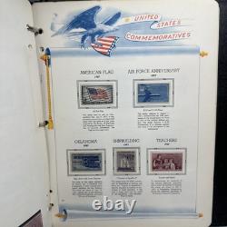 Album de timbres US White Ace avec classeur et pages, émissions régulières 1984-2001