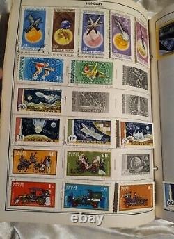 Album de timbres Vintage 1979 Statesman Deluxe par H. E. Harris et collection