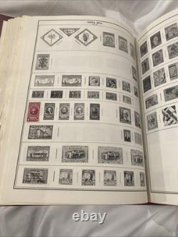 Album de timbres à citation par H. E. Harris & Co 1965 Images de timbres en noir et blanc