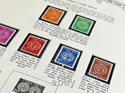 Album de timbres d'Israël Minkus 1948-1974 MNH Histoire postale Collectionnable