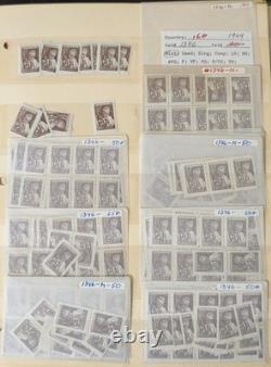 Album de timbres de Russie - Collection précoce de timbres neufs et oblitérés, valeur Scott 7 500 $+