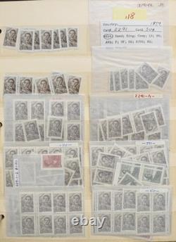 Album de timbres de Russie - Collection précoce de timbres neufs et oblitérés, valeur Scott 7 500 $+