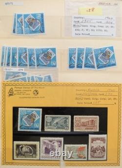 Album de timbres de Russie - Collection précoce de timbres neufs et oblitérés, valeur Scott 7 500 $+
