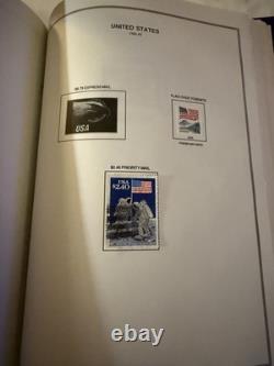 Album de timbres de la liberté des États-Unis rempli de 549 timbres vintage américains