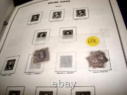 Album de timbres de liberté H. E. Harris Plus de 800 timbres des États-Unis neufs et usagés