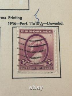 Album de timbres des États-Unis Kennedy 1964 Plus de 170 timbres de 1908 et plus