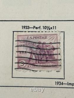 Album de timbres des États-Unis Kennedy 1964 Plus de 170 timbres de 1908 et plus