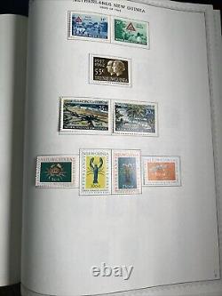 Album de timbres des Pays-Bas de 1982 Minkus avec Antilles Curacao Java Sumatra & Nouvelle-Guinée