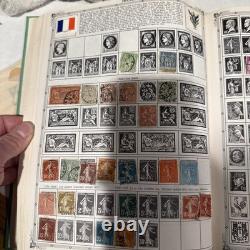 Album de timbres du monde 1960 Grossman avec de très vieux timbres
