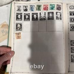 Album de timbres du monde 1960 Grossman avec de très vieux timbres