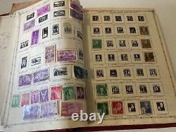 Album de timbres du monde Grossman Aristocrat 1957 avec plus de 1650 timbres Voir des photos d'échantillon