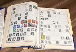 Album de timbres du monde Vintage H. E. Harris Le Nouvel Ambassadeur Collection Lot