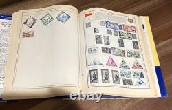 Album de timbres du monde Vintage H. E. Harris Le Nouvel Ambassadeur Collection Lot