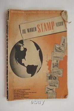 Album de timbres du monde des années 1950 avec quelques timbres vintage