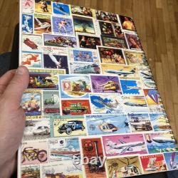 Album de timbres du monde - plus de 400 timbres vintage - USA/CZ/URSS/Europe etc. Philatéliste REGARDEZ