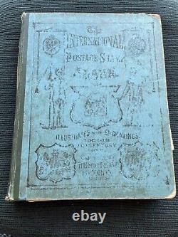 Album de timbres internationaux Scotts illustré et gravé 1901-1912, plus de 1700 timbres