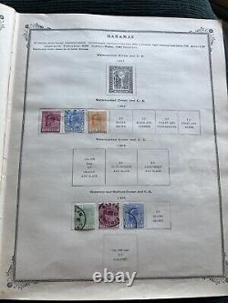 Album de timbres internationaux Scotts illustré et gravé 1901-1912, plus de 1700 timbres