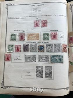 Album de timbres internationaux Scotts illustré et gravé 1901-1912, plus de 1700 timbres