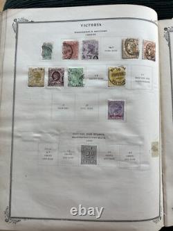 Album de timbres internationaux Scotts illustré et gravé 1901-1912, plus de 1700 timbres