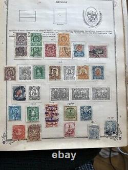 Album de timbres internationaux Scotts illustré et gravé 1901-1912, plus de 1700 timbres