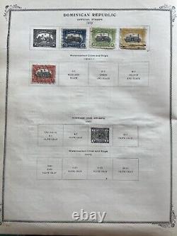 Album de timbres internationaux Scotts illustré et gravé 1901-1912, plus de 1700 timbres