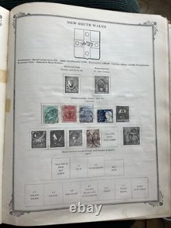 Album de timbres internationaux Scotts illustré et gravé 1901-1912, plus de 1700 timbres